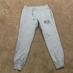 Mens champion grey sweatpants